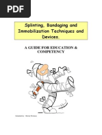 Splinting Techniques and Guidelines | PDF | Thumb | Hand