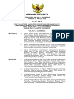 Peraturan Walikota Surabaya 26 2008 Penetapan Tarif AU