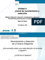 Unidad 4-Proceso General de Reclutamiento y Selección