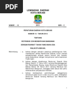 Download Perda Kota Bekasi 15 2012 Retribusi IMB by Agustinus Rusdianto Berto SN204571279 doc pdf