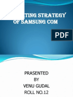 Marketing Strategy of Samsung Com