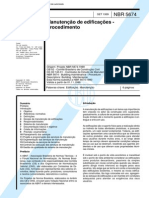 NBR 5674 NB 595 - Manutencao de edificacoes - Procedimento.pdf
