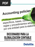 Diccionario para La Globalización Contable Deloitte - Portafolio