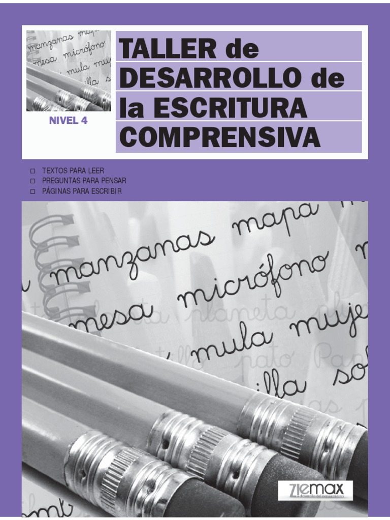 TALLER de DESARROLLO de ESCRITURA COMPRENSIVA 4 | PDF | Lectura | Autor
