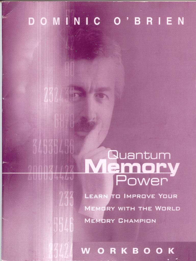 Dominic O Brien Quantum Memory Workbook PDF | PDF
