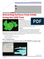 MS3D-LGO Tool and Extracting Surfaces From Solids