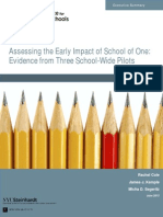 Executive Summary_Assessing the Early Impact of School of One