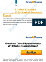 Global and China Ethylene Industry 2014 Market Research