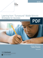 Learning from “Turnaround” Middle Schools