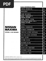 97 Nissan Maxima Service Manual