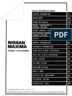 97 Nissan Maxima Service Manual