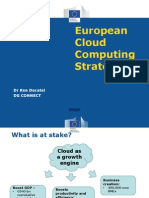 European Cloud Computing Strategy: DR Ken Ducatel DG Connect