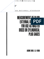 51.-ANSI ASME B89.1.5-1998 (R2009) Measurement of Plain External Diameters For Use As Master Disk - 37 P