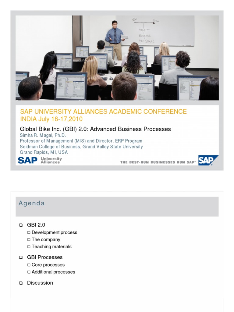 Global Bike Inc. (GBI) 2.0 Advanced Business Processes PDF