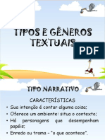 Tipos e Generos Textuais