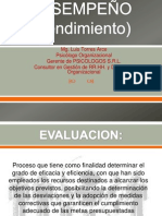 Evaluacion Del Desempeño Maestria