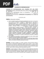 12I Formato Convenio Confidencialidad