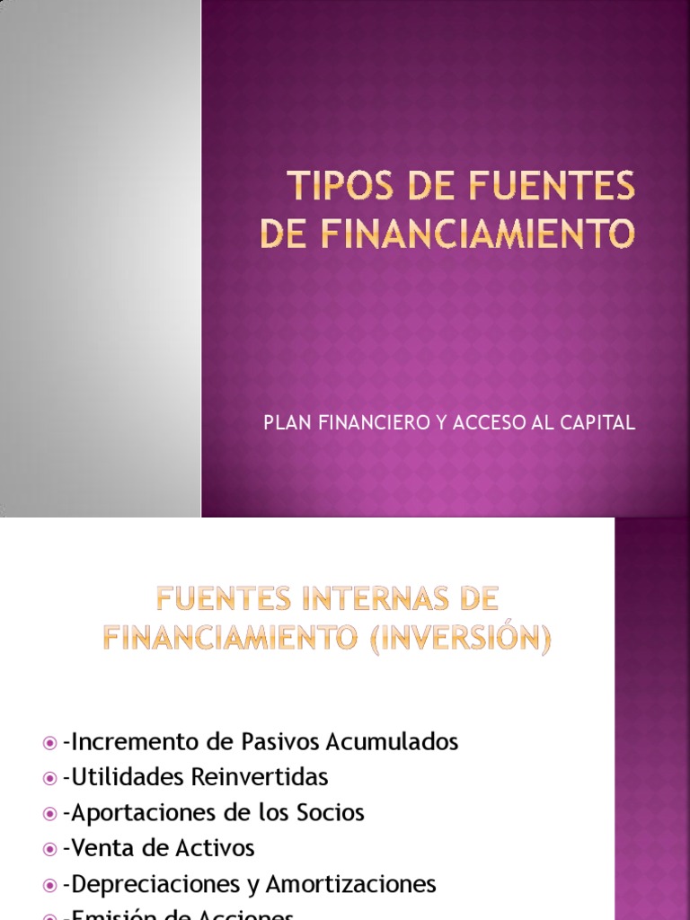 Fuentes de Financiamiento Empresarial | PDF | Bancos | Dividendo