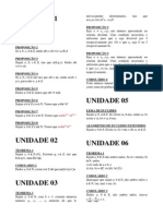 Proposições e teoremas sobre números inteiros e primos