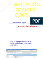 Presentacion en Google Docs