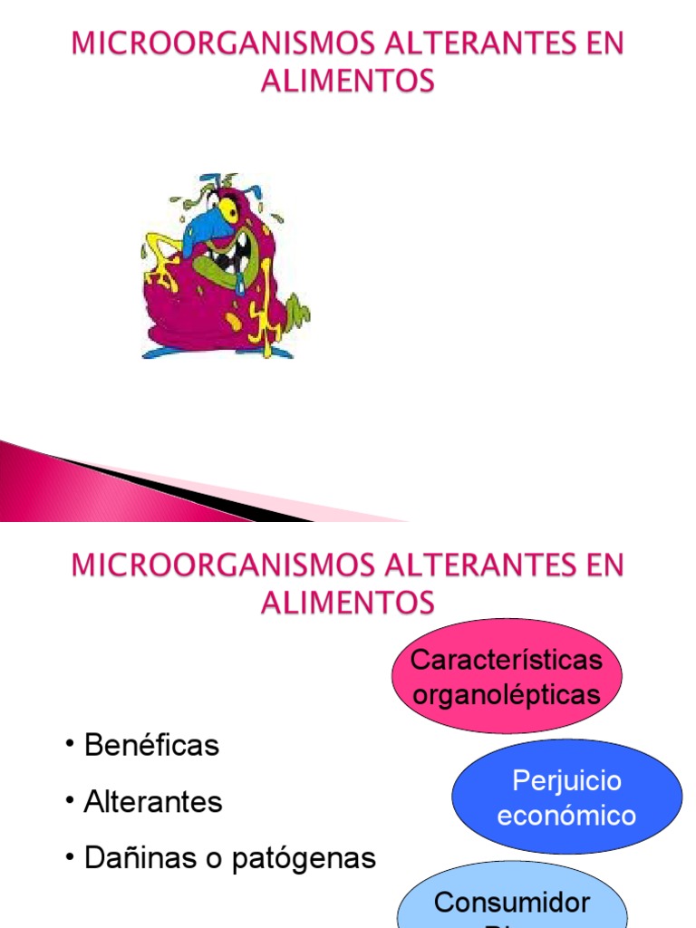 Microorganismos Alterantes en Alimentos ( | PDF | Carne | Diarrea