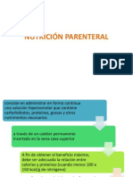 NUTRICIÓN PARENTERAL