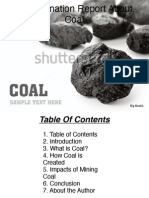 An Information Report About, Coal by Axel.L