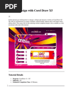 Website Design With Corel Draw X5