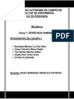 Bioetika Derechos Humanos