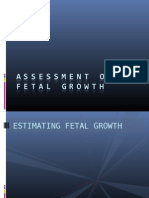 Assessment of Fetal Growth