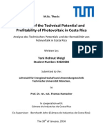 Master Thesis Toni Weigl, Solar Energy in Costa Rica