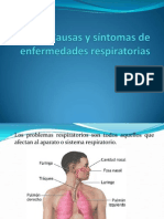 Causas y síntomas de enfermedades respiratorias