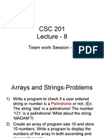 CSC 201-Lecture 8