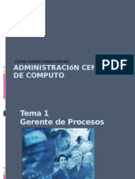 Administración centros de computo ANDRÉS CASTRO