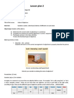 Lesson Plan 2: Materials: Objective(s) : Students Will Be Able To