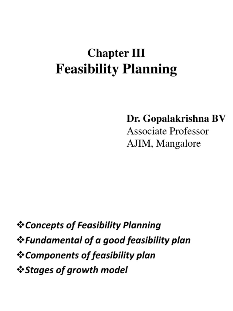 Comprehensive Feasibility Planning Guide | PDF | Feasibility Study ...
