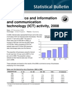 E-Commerce and ICT Activity,2008