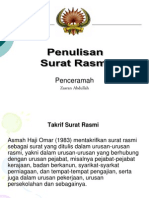 Penulisan Surat Rasmi i