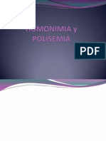 Homonimia y Polisemia