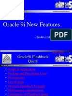 Oracle9i Flashback Query features