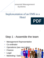 Implementation of An EMS in A Hotel: Environmental Management Systems