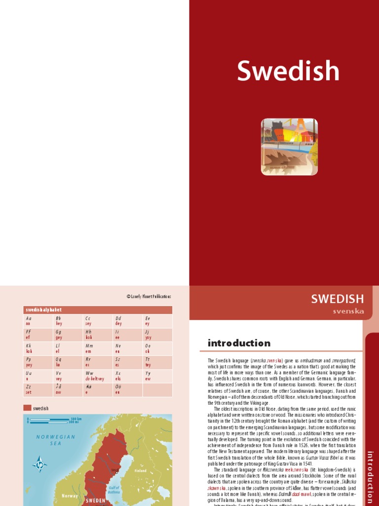 Swedish | PDF | Grammatical Gender | Linguistics