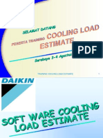 Cooling Load by Soft Ware