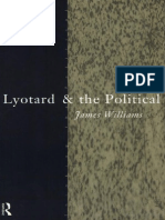 James Williams Lyotard and the Political