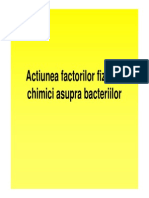 Curs 3 Actiunea Factorilor Fizici Si Chimici Asupra Bacteriilor