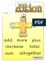 Add More Plus Increase Total Altogether Sum: WWW - Teachingideas.co - Uk