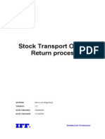 Stock Transport Order - Return Process: Author: Date Created: Date Changed