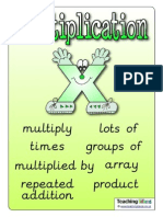 Multiply Groups of Times Lots of Array Multiplied by Product