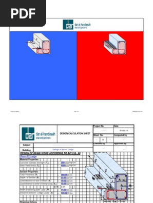 Aci Beam Ledge Pdf Strength Of Materials Beam Structure