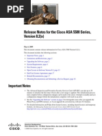 Cisco ASA 5500 Series Release Notes 8.2